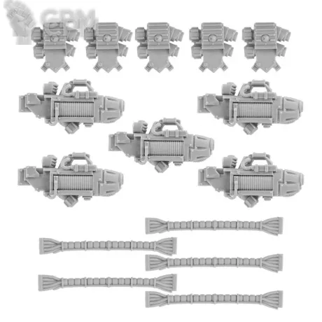 Описание картинки MARS PATTERN PLASMA CANNON SET от TPC по цене 570руб | Свободный Рынок Миниатюр - СРМ