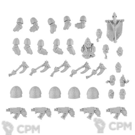 Описание картинки SPACE WOLVES LEGION GREY SLAYERS UPGRADE PACK 2 от TPC по цене 610руб | Свободный Рынок Миниатюр - СРМ