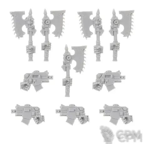 Описание картинки LEGION PHOBOS CHAINAXE SET от TPC по цене 540руб | Свободный Рынок Миниатюр - СРМ