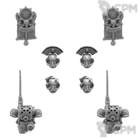 Описание картинки LEGION MKIV COMMAND UPGRADE SET от TPC по цене 410руб | Свободный Рынок Миниатюр - СРМ