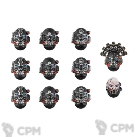Описание картинки IRON HANDS MKVI HEADS от TPC по цене 340руб | Свободный Рынок Миниатюр - СРМ