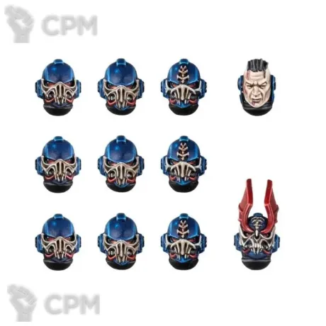 Описание картинки NIGHT LORDS MKVI HEADS от TPC по цене 340руб | Свободный Рынок Миниатюр - СРМ