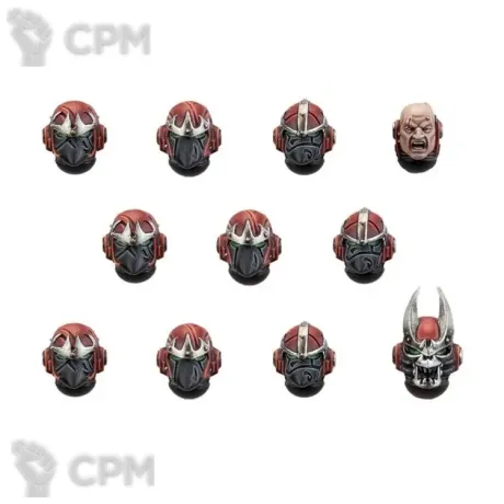 Описание картинки WORD BEARERS MKVI HEADS от TPC по цене 340руб | Свободный Рынок Миниатюр - СРМ