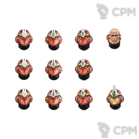 Описание картинки THOUSAND SONS MKVI HEADS от TPC по цене 340руб | Свободный Рынок Миниатюр - СРМ