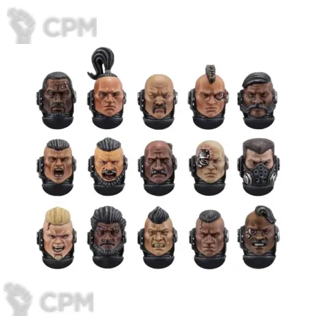 Описание картинки LEGIONES ASTARTES – CHARACTER HEADS UPGRADE SET 2 от TPC по цене 340руб | Свободный Рынок Миниатюр - СРМ