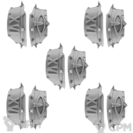 Описание картинки CATAPHRACTII TERMINATOR SHOULDER PADS - SONS OF HORUS от TPC по цене 340руб | Свободный Рынок Миниатюр - СРМ