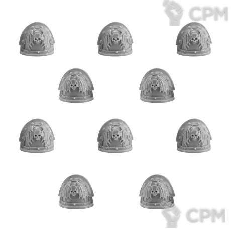 Описание картинки NIGHT LORDS LEGION MKIII SHOULDER PADS от TPC по цене 340руб | Свободный Рынок Миниатюр - СРМ