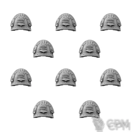 Описание картинки IRON HANDS LEGION MKIII SHOULDER PADS от TPC по цене 340руб | Свободный Рынок Миниатюр - СРМ