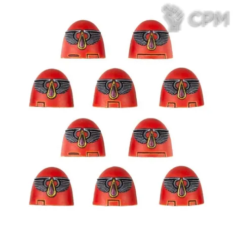 Описание картинки BLOOD ANGELS MKVI SHOULDER PADS от TPC по цене 340руб | Свободный Рынок Миниатюр - СРМ