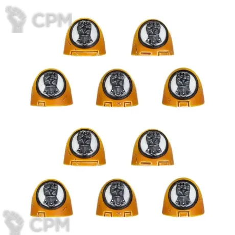 Описание картинки IMPERIAL FISTS MKVI SHOULDER PADS от TPC по цене 340руб | Свободный Рынок Миниатюр - СРМ