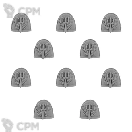 Описание картинки DARK ANGELS LEGION MKIV SHOULDER PADS от TPC по цене 340руб | Свободный Рынок Миниатюр - СРМ