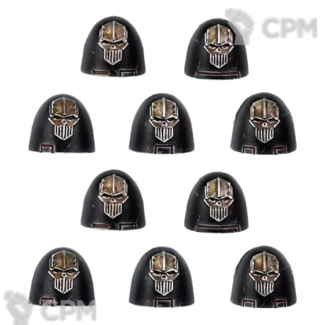 Описание картинки IRON WARRIORS MKVI SHOULDER PADS от TPC по цене 340руб | Свободный Рынок Миниатюр - СРМ