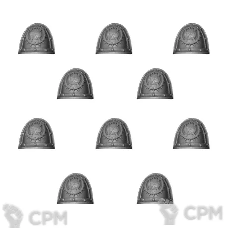 Описание картинки WORLD EATERS LEGION MKII SHOULDER PADS от TPC по цене 340руб | Свободный Рынок Миниатюр - СРМ