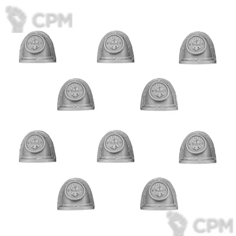 Описание картинки IMPERIAL FISTS LEGION MKII SHOULDER PADS от TPC по цене 340руб | Свободный Рынок Миниатюр - СРМ