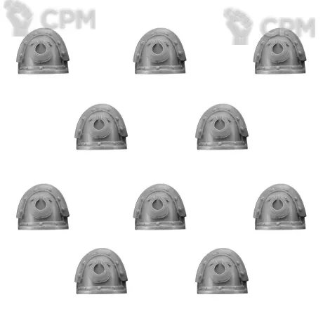 Описание картинки ULTRAMARINES LEGION MKIII SHOULDER PADS от TPC по цене 340руб | Свободный Рынок Миниатюр - СРМ