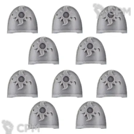 Описание картинки THOUSAND SONS MK IV SHOULDER PADS от TPC по цене 340руб | Свободный Рынок Миниатюр - СРМ