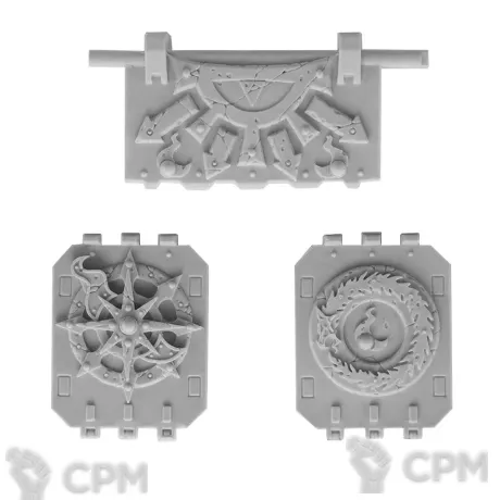Описание картинки THOUSAND SONS LAND RAIDER DOORS от TPC по цене 370руб | Свободный Рынок Миниатюр - СРМ