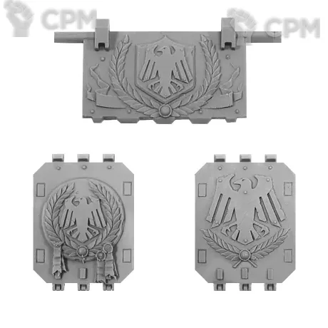 Описание картинки RAVEN GUARD LAND RAIDER DOORS от TPC по цене 370руб | Свободный Рынок Миниатюр - СРМ