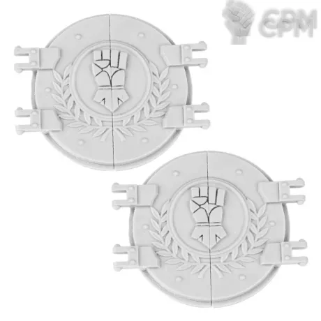 Описание картинки IMPERIAL FISTS LEGION DEIMOS RHINO DOORS SET 2 от TPC по цене 370руб | Свободный Рынок Миниатюр - СРМ
