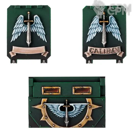 Описание картинки DARK ANGELS RHINO DOORS AND FRONTPLATE от TPC по цене 370руб | Свободный Рынок Миниатюр - СРМ
