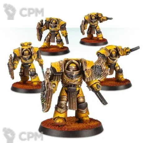 Описание картинки IMPERIAL FISTS CATAPHRACTII TERMINATORS WITH STORM от TPC по цене 2 180руб | Свободный Рынок Миниатюр - СРМ