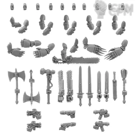 Описание картинки LEGION MKIII POWER WEAPONS SET от TPC по цене 1 000руб | Свободный Рынок Миниатюр - СРМ