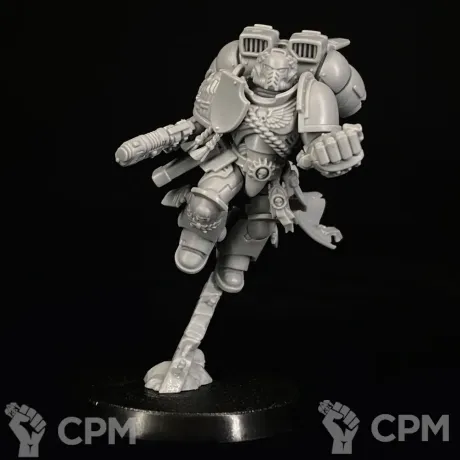 Описание картинки Primaris captain with jump pack от KoofWorkshop по цене 1 050руб | Свободный Рынок Миниатюр - СРМ