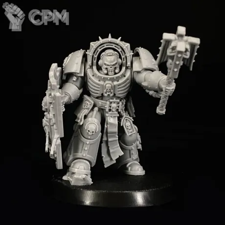 Описание картинки Chaplain in terminator armour new release от KoofWorkshop по цене 1 050руб | Свободный Рынок Миниатюр - СРМ