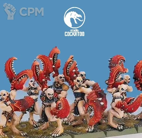 Описание картинки Daemonettes of Slaanesh old от Studio Cockatoo по цене 1 500руб | Свободный Рынок Миниатюр - СРМ