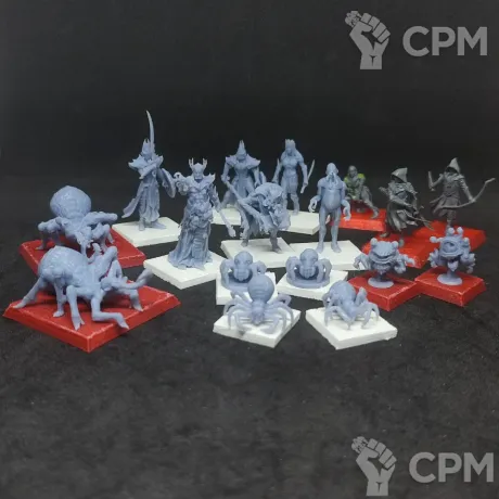 Описание картинки Отряд эльфов паукомантов (НРИ, Frostgrave и т.д.) от  по цене 1 850руб | Свободный Рынок Миниатюр - СРМ
