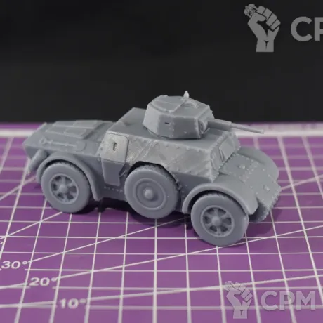 Описание картинки Бронеавтомобиль Autoblinda 41 / масштаб 1:56 / 28 мм от DModels по цене 800руб | Свободный Рынок Миниатюр - СРМ