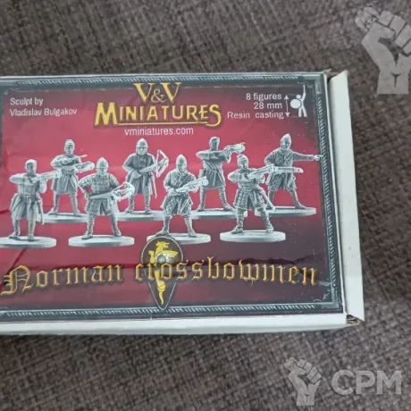 Описание картинки Нормандские арбалетчики V&amp;V Miniatures от Tigerat по цене 2 300руб | Свободный Рынок Миниатюр - СРМ