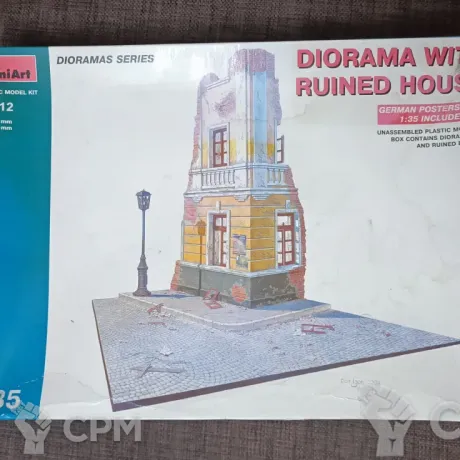 Описание картинки Diorama with ruined house, 1:35, MiniArt от Tigerat по цене 1 900руб | Свободный Рынок Миниатюр - СРМ