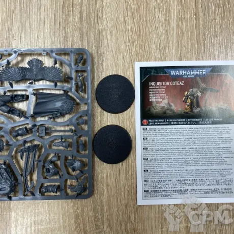 Описание картинки Inquisitor Coteaz with psyker eagle оригинал от Slobarev  по цене 4 000руб | Свободный Рынок Миниатюр - СРМ