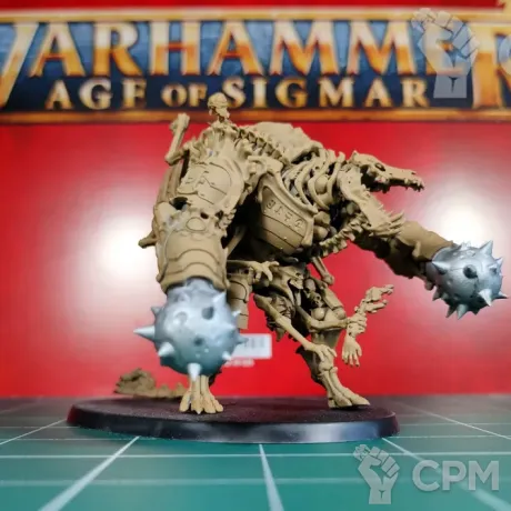 Описание картинки Ossiarch Bonereapers Gothizzar Harvester от Каджит по цене 3 998руб | Свободный Рынок Миниатюр - СРМ