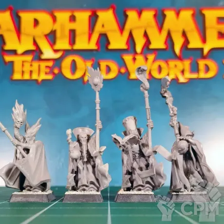 Описание картинки Empire Wizards (Wizard Lord / Master Mage) от Каджит по цене 1 998руб | Свободный Рынок Миниатюр - СРМ