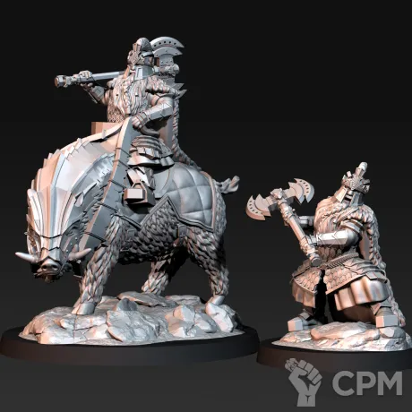 Описание картинки Dain Ironfoot (альт.) от WAR FORGE minis по цене 300руб | Свободный Рынок Миниатюр - СРМ