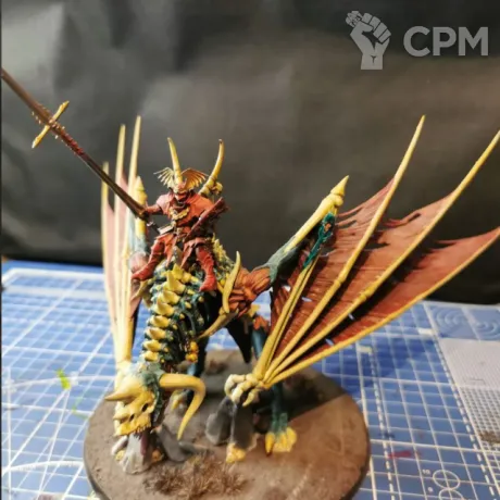 Описание картинки Vampire lord on Zombie Dragon от trofimowova по цене 4 000руб | Свободный Рынок Миниатюр - СРМ