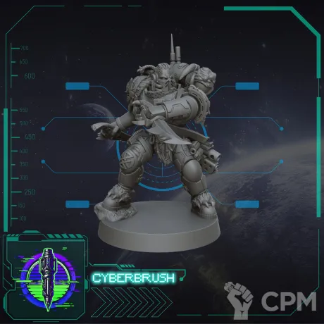 Описание картинки lieutenant with combi-weapon от Helnex workshop  по цене 260руб | Свободный Рынок Миниатюр - СРМ