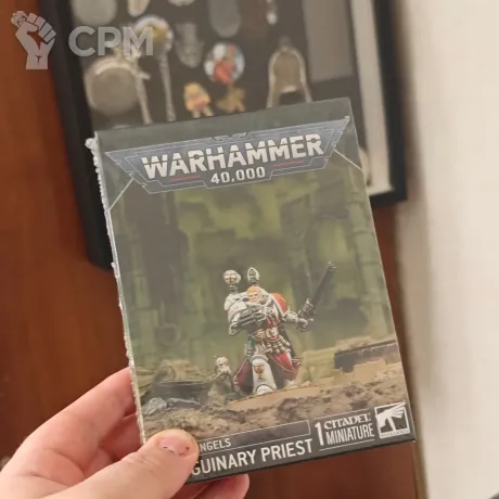 Описание картинки Blood Angels Sanguinary Priest от Duargar по цене 3 400руб | Свободный Рынок Миниатюр - СРМ