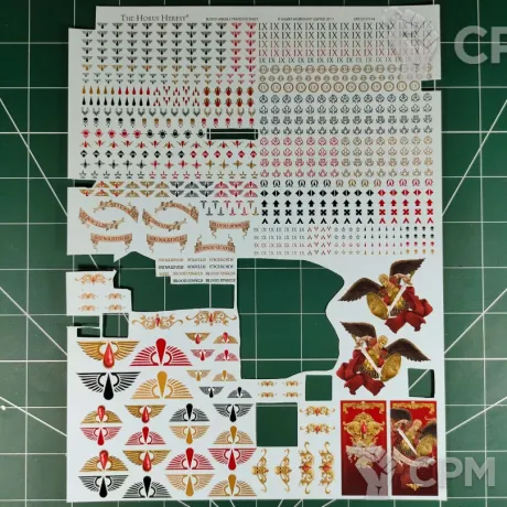 Описание картинки Blood Angels Legion Transfer Sheet Декали Оригинал GW Б/У от Каджит по цене 2 798руб | Свободный Рынок Миниатюр - СРМ