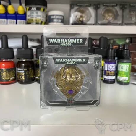 Описание картинки Брелок custodian shoulder plate металл от Slobarev  по цене 1 300руб | Свободный Рынок Миниатюр - СРМ