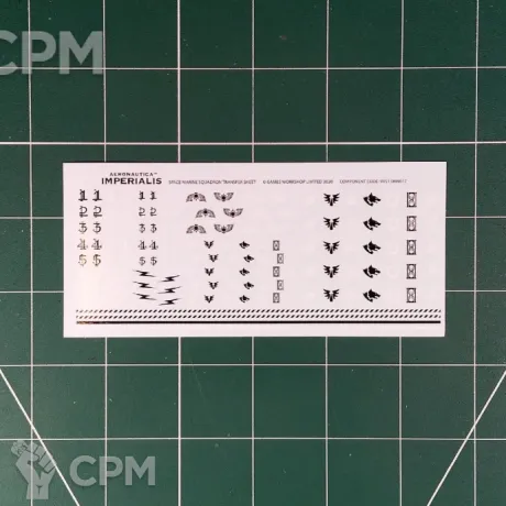 Описание картинки Aeronautica Imperialis Transfer Sheet (Декали) от Vault Boy по цене 498руб | Свободный Рынок Миниатюр - СРМ