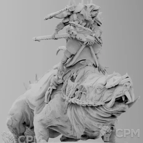Описание картинки Throt the Unclean (Mounted) от Naggaroth Night по цене 1 200руб | Свободный Рынок Миниатюр - СРМ