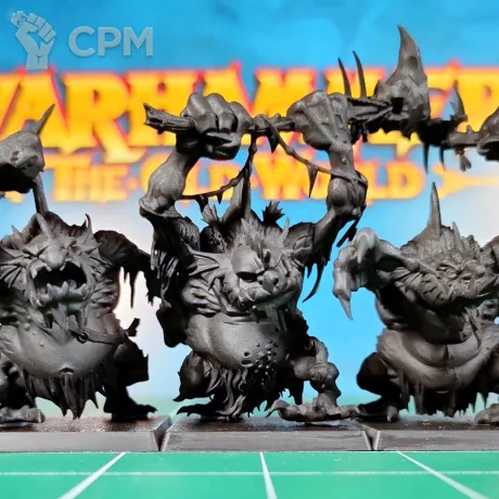 Описание картинки Orc &amp; Goblin Tribes River Trolls от Каджит по цене 6 998руб | Свободный Рынок Миниатюр - СРМ