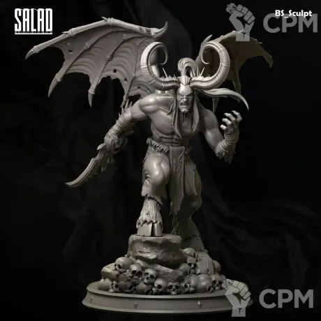 Описание картинки Illidan Stormrage #2 от Naggaroth Night по цене 2 000руб | Свободный Рынок Миниатюр - СРМ