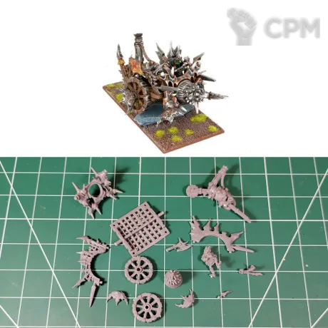 Описание картинки Kings of War Orcs &amp; Goblins Goblin Mincer от Каджит по цене 1 498руб | Свободный Рынок Миниатюр - СРМ