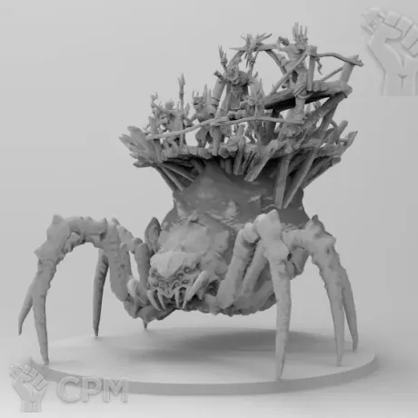 Описание картинки Arachnarok Spider от Naggaroth Night по цене 4 500руб | Свободный Рынок Миниатюр - СРМ