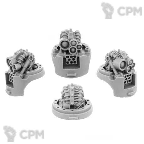 Описание картинки MECHANIC ADEPT KASTELAN ROBOTS ALTERNATIVE HEADS (2U) от TPC по цене 230руб | Свободный Рынок Миниатюр - СРМ