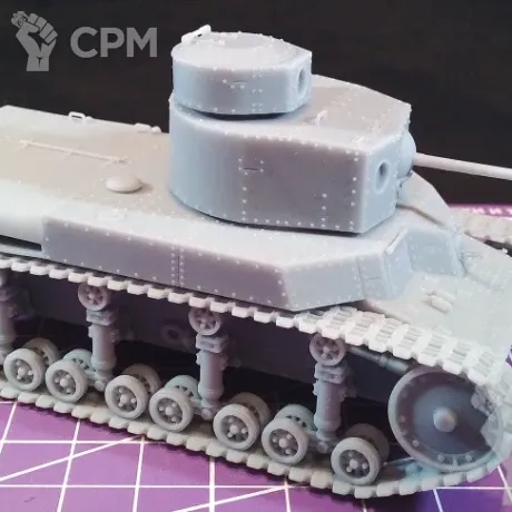 Описание картинки Советский средний танк Т-24 / масштаб 1:56/ 28 мм от DModels по цене 1 400руб | Свободный Рынок Миниатюр - СРМ